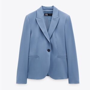 Zara Women's Light Blue Blazer